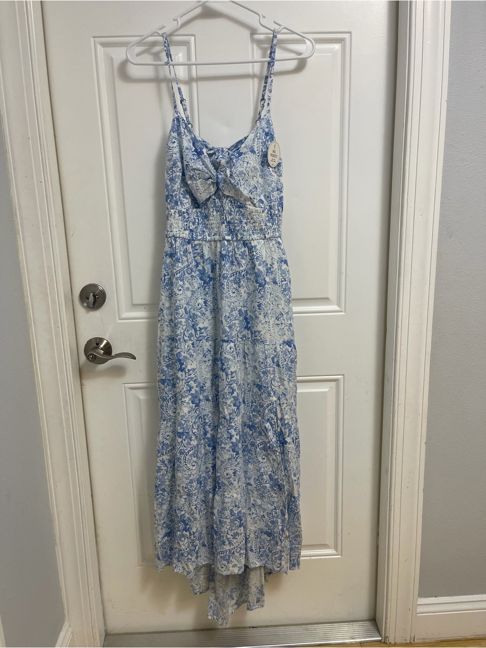 Hollister Blue and White Maxi Dress - NWT XXL